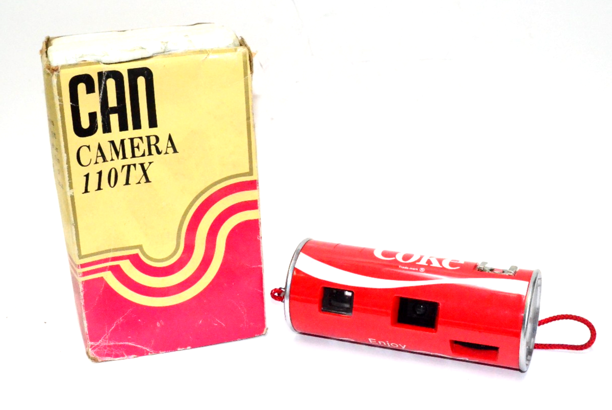 COCA COLA COKE CAN Camera 110 TX Film in Original Box. Tested