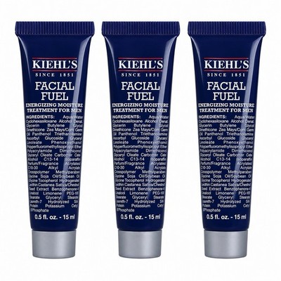 KIEHL S FACIAL FUEL DAILY ENERGIZING MOISTURE FOR MEN (0.5OZ/15ML) SET OF 3X