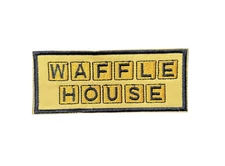 Waffle House Breakfast Restaurant Diner Patch, Iron On/Sew On