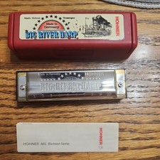 Hohner Big River Harp MS Harmonica - Key of C - Made in Germany with Red Case