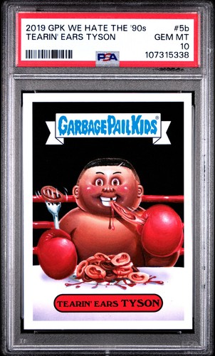2019 Garbage Pail Kids We Hate the '90s #5b Tearin' Ears Mike Tyson PSA 10 GPK