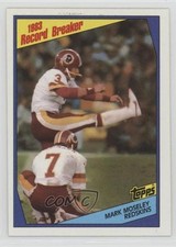 1984 Topps Record Breaker Mark Moseley #4 2u3