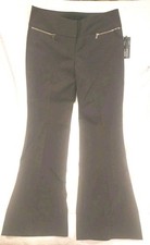 Express Brown Studio Stretch Editor Stretch Pants Flared Size 8R