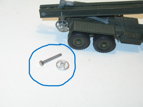 Solido, 1 Bolzen+1 Lenkrad Rangierhilfe für der Sahara Achsschenkel Militär