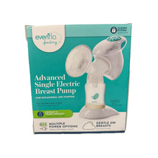 NEW Evenflo Advanced Single Electric Breast Milk Pump Multiple Power Options