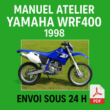 Manuel Atelier Yamaha WRF 400 1998 Revue Technique Moto Français RMT CD PDF