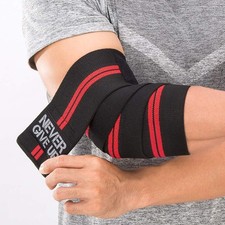 Professional Elastic Elbow Wraps Straps Elbow Support Compression Protection ...