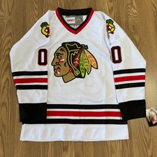 Clark Griswold Chicago Blackhawks "1989 Christmas Vacation Movie" CCM NHL Jersey