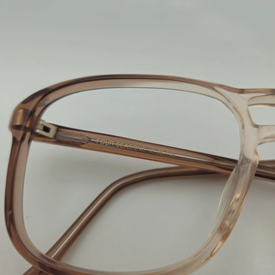 Anteojos Four Seasons Aviator ámbar monturas 1970 12-08-145 prescripción vintage Foto 4 de 4