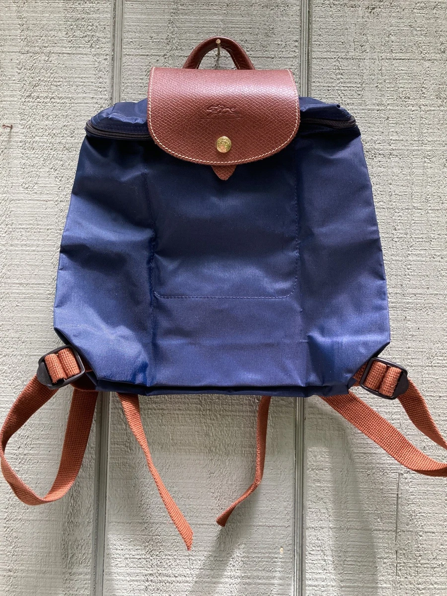 Longchamp Backpack Blue Bags & Handbags for Women for sale | eBay
