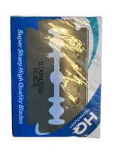 Dorco Razor Blades – 10 Packs of 10 Blades (Total 100 Blades) – Stainless Steel