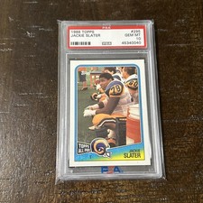 1988 TOPPS #295 JACKIE SLATER RAMS HOF PSA 10