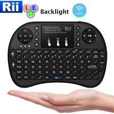 Rii i8 2.4GHz Mini Wireless Touchpad Keyboard  Backlight For PC Smart TV