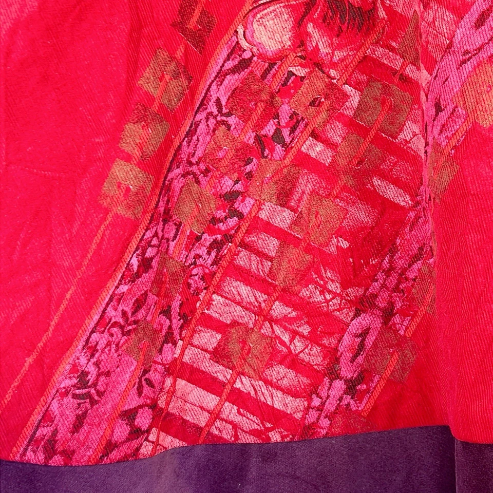 Vestido Save The Queen 80% Seda Talla 14 Boho Retro Italia Nuevo con Etiquetas Raro Línea A Sin Nivel Foto 3 de 4