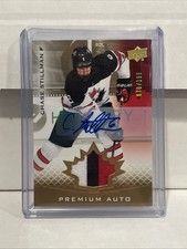 Chase Stillman 070/199 Auto Patch 2021 Team Canada Juniors Abbotsford Canucks 