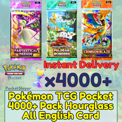ENGLISH CARD】Pokemon TCG Pocket Trading Card Game with 4000+ Pack