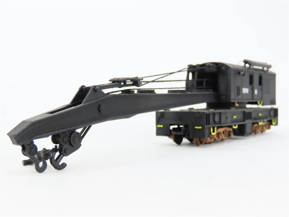 HO Scale MEHANO MW Maintenance of Way Wreck Crane #8 - Custom - Image 4 of 4