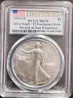 2021 (S) PCGS MS70 TYPE 2 SILVER EAGLE - FIRST STRIKE - EMERGENCY ISSUE