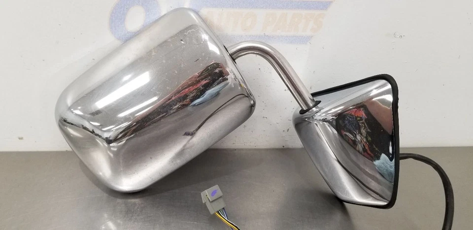 Dodge W350 1993 camioneta vista lateral espejo retrovisor eléctrico pasajero derecho cromado Foto 2 de 4