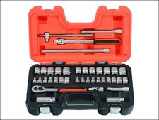 Bahco BAHS380 S380 Socket Set Of 38 Metric 3/8in Drive