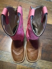 Old West Cowboy Boots Girls Size 13.5D