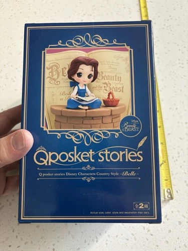 Disney Bandai Q Posket Stories Belle New in Box Free Ship in USA
