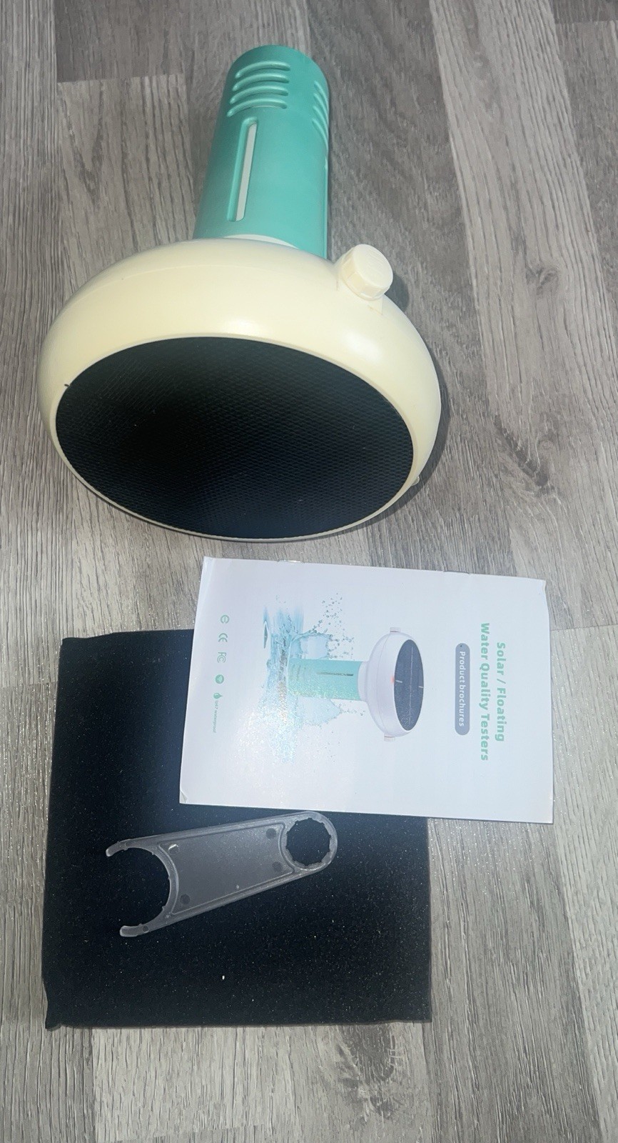 Monitor de piscina digital inalámbrico inteligente piscina probador de agua para PH ORP cloro!