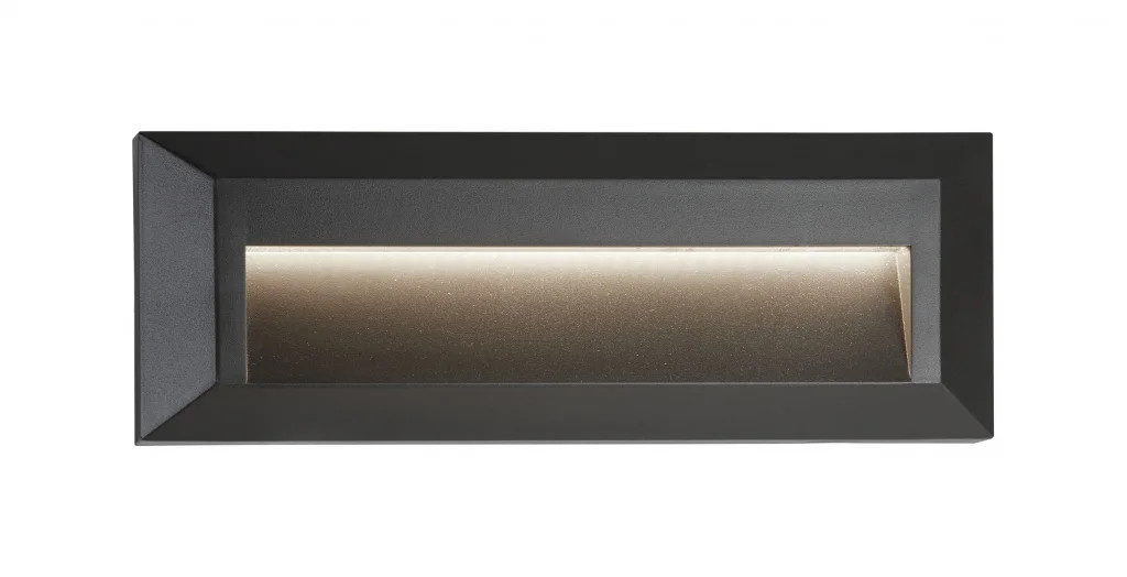 Wall Light Grey Ankle 1.7w LED Outdoor IP65 Recessed Pathway Searchlight 8732GY