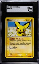 2005 Pokemon Ex Emerald Pichu #59 SGC 9 on eBay