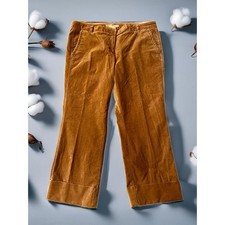 Tommy Hilfiger Stretch Low Rise Wide Leg Pants Camel Brown Size 16