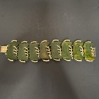 VTG ART Arthur Pepper Marbled Spinach Green Bakelite Parure Set  GORGEOUS! HTF — photo 5