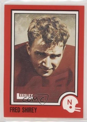 1989 Leesley Nebraska Cornhuskers Go Big Red Fred Shirey #82 7ut