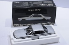 MINICHAMPS 1972 BMW 3.0 CSL SILVER SCALE 1:18 DIECAST