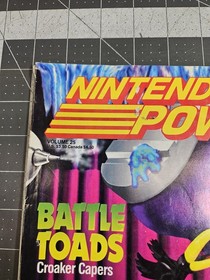 Nintendo Power Magazine Vol 25 Battletoads NES Open Game Boy Hunt for Red