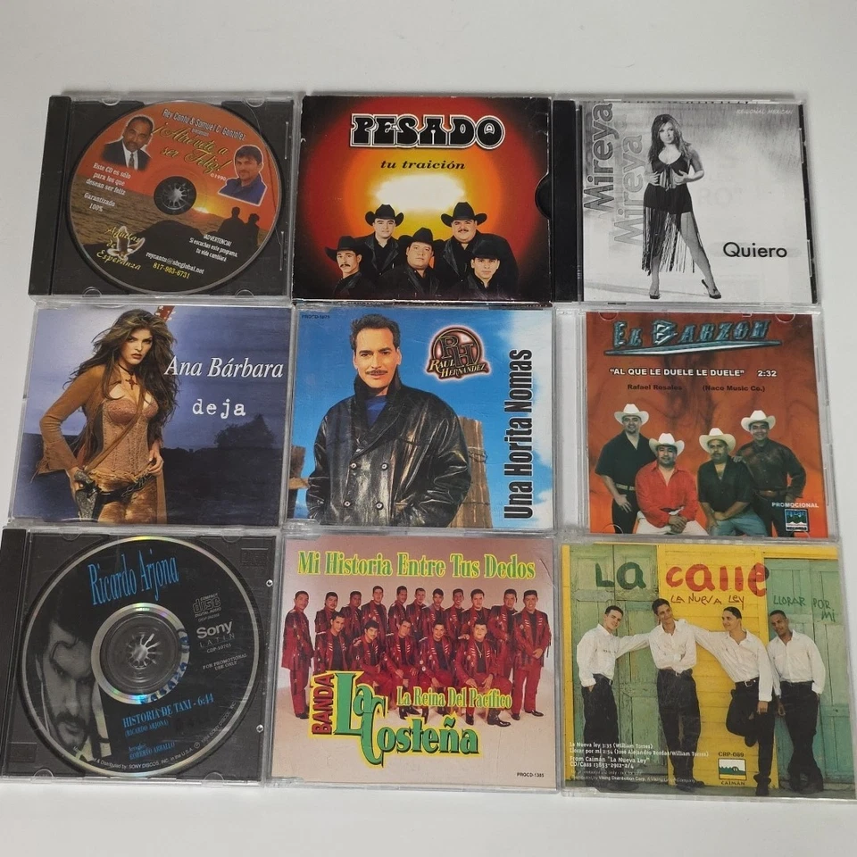 Lot Of 50 Latin Promo CD Radio Station DJ Varios Spanish Mexican Genres SEE PICS - Image 3 of 4