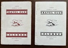 COLUMBUS (North German Lloyd) Mediterranean Cruise- 1933. 2 Volume Set