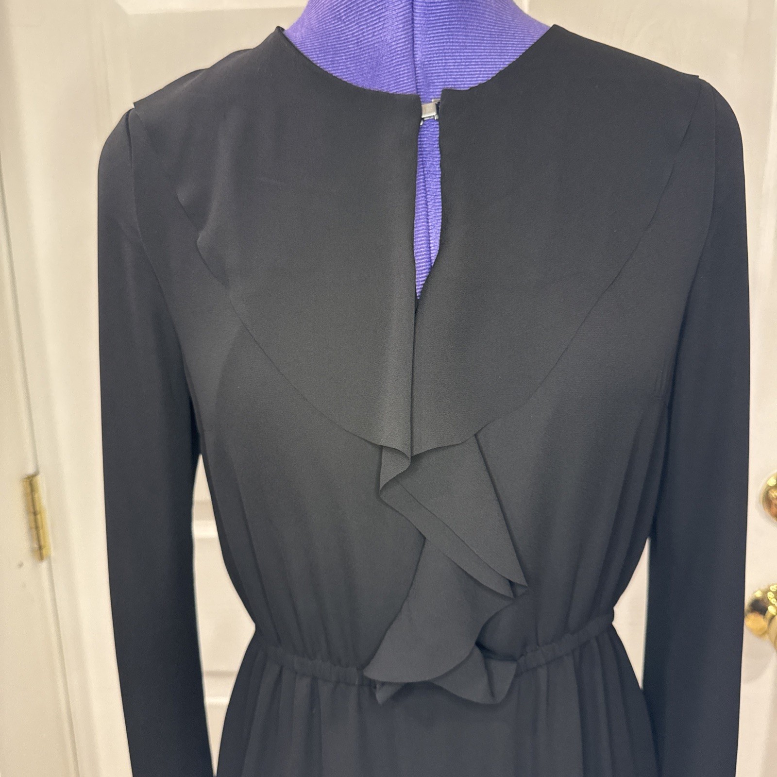 H&M Black Dress Cocktail Business Dress Women's Black Dress Women’s Size 6 thumbnail 3