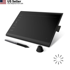 HUION Inspiroy H1060P Graphics Drawing Tablet, 10 x 6.25 in, Large, Black