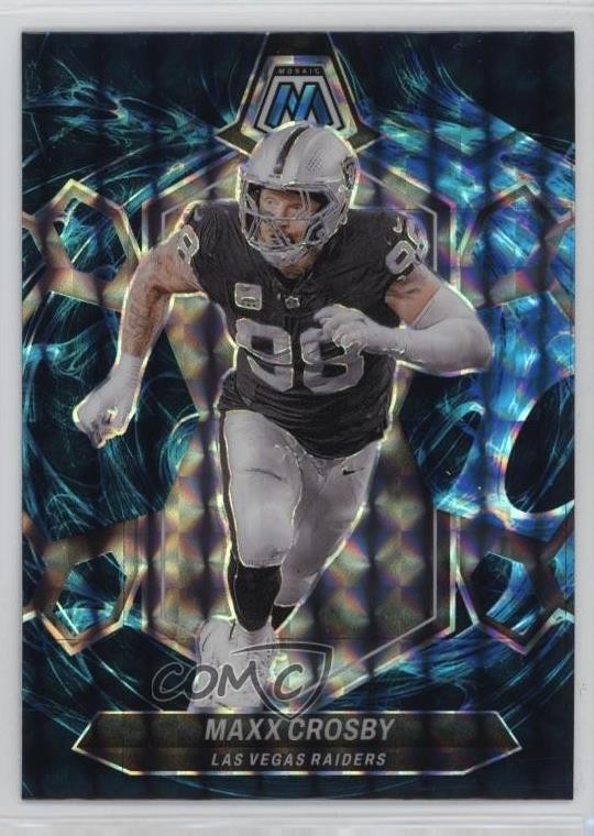 2024 Panini Mosaic Genesis Mosaic Prizm Maxx Crosby #118 1ey0