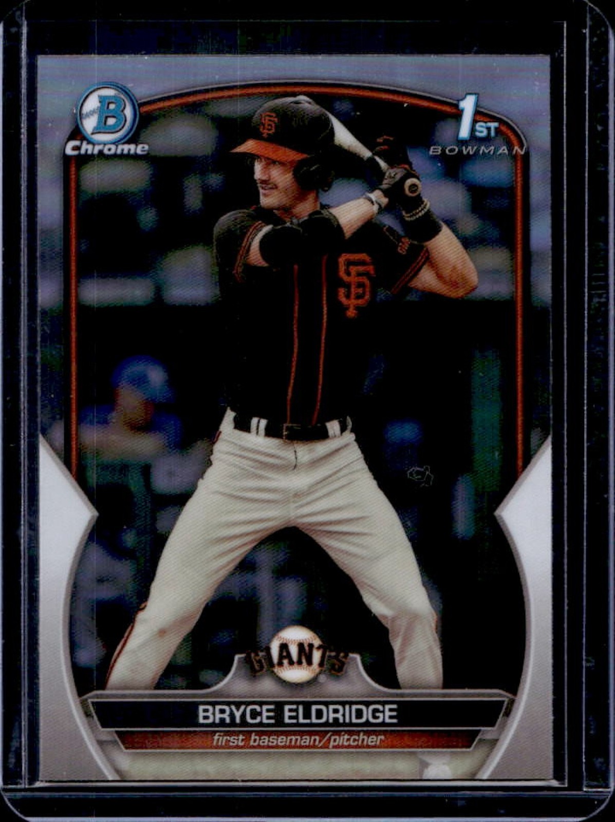 2023 Bowman Draft Bryce Eldridge Chrome Refractor 1st Prospect #BDC-107 Giants