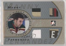 2006 ITG Between the Pipes Complete Jersey Gold 1/1 Manny Fernandez #CJ-06 7ez