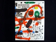 Joan Miro Derriere le Miroir no 151-152 May 1965 single Lithograph inv906