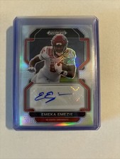 2022 PRIZM DRAFT PICKS FOOTBALL SILVER PRIZM AUTO EMEKA EMEZIE