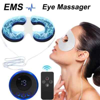 EMS Microcurrent Eye Beauty Massager Face Lift Skin Tighten Dark Circle Removal
