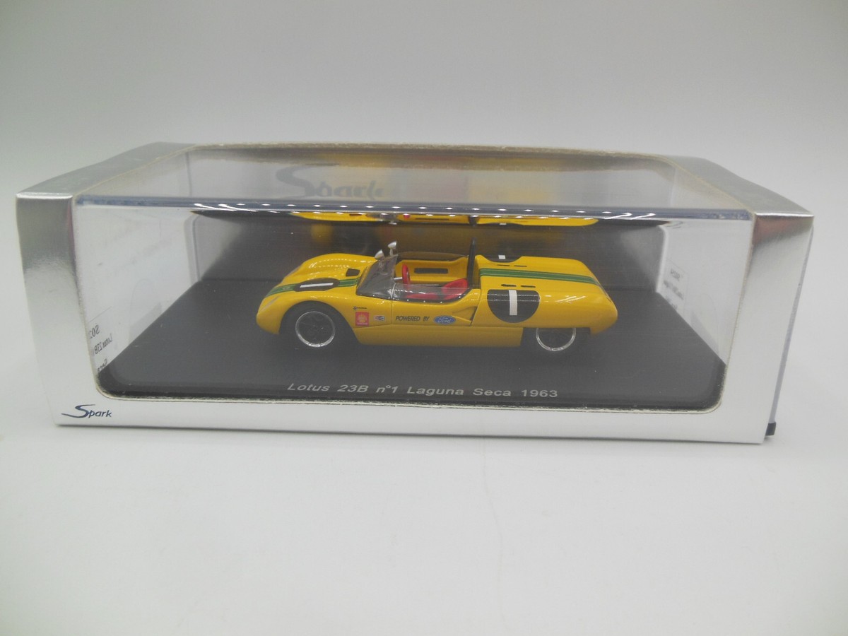 MINIMAX Spark Model Lotus 23 B 1960 ミニカー Spark Minimax S0254 Lotus 23B RN 1 Laguna Seca 1963 Driver G Hill