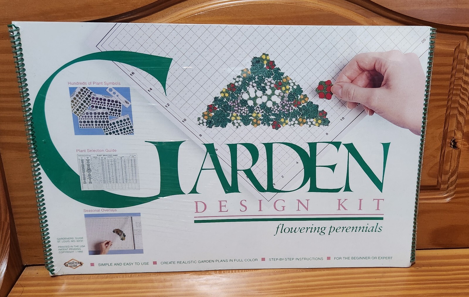 Garden Design Kit Flowering Perennial Garden New Sealed Adventure Publications