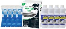 Swimming Pool Winter Kit POWER Powder & Liquid Winterizer 40,000 gallon *