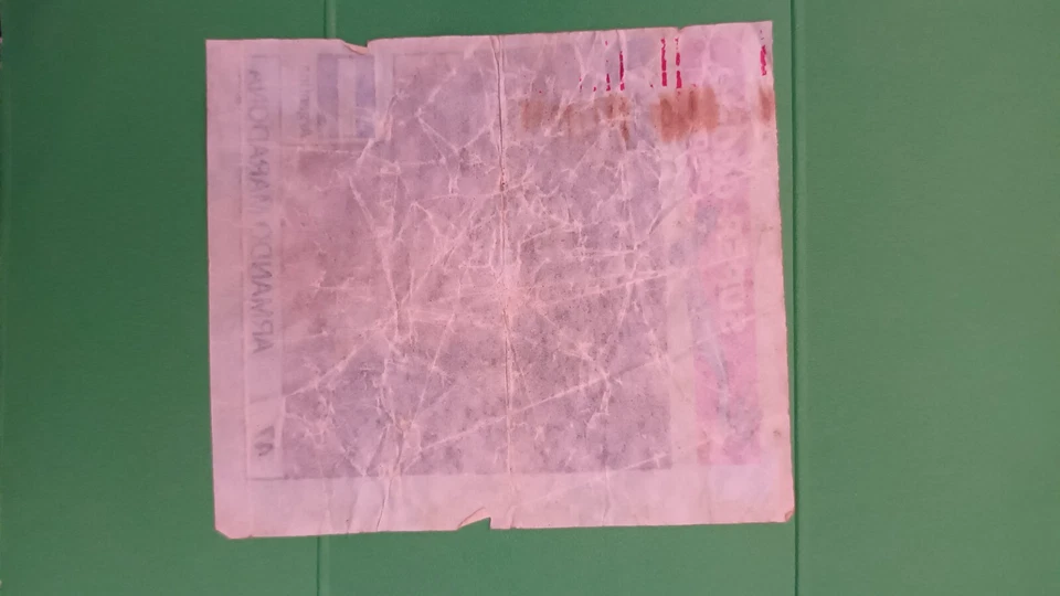 BOCA JUNIOR ARGENTINA MARADONA ROOKIE MUNDIAL 82 CHICLE BOOMER SUPER CARD RARO  - Imagen 4 de 4