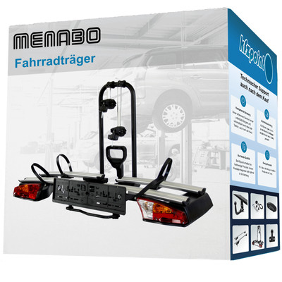 MENABO Fahrradträger Antares 2 für Anhängerkupplung NEU