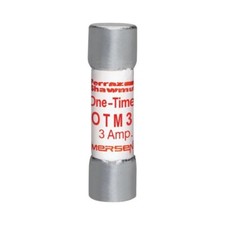 Midget Fuse, OTM Series, Fast-Acting, 3A, 250V AC, 10kA